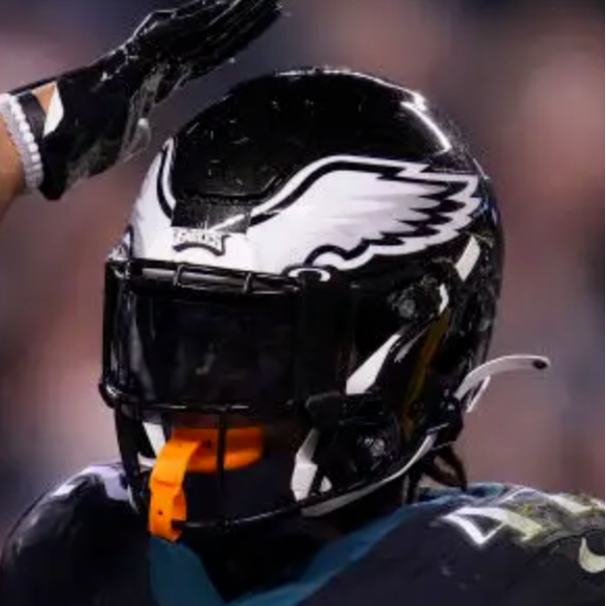 eagles all black helmets